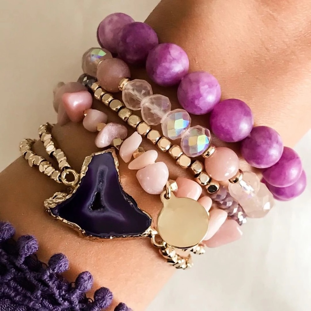 ✨JUST IN✨ Natural Stones & Druzy Stone Bracelets